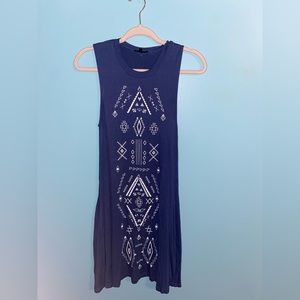 Navy medium dress